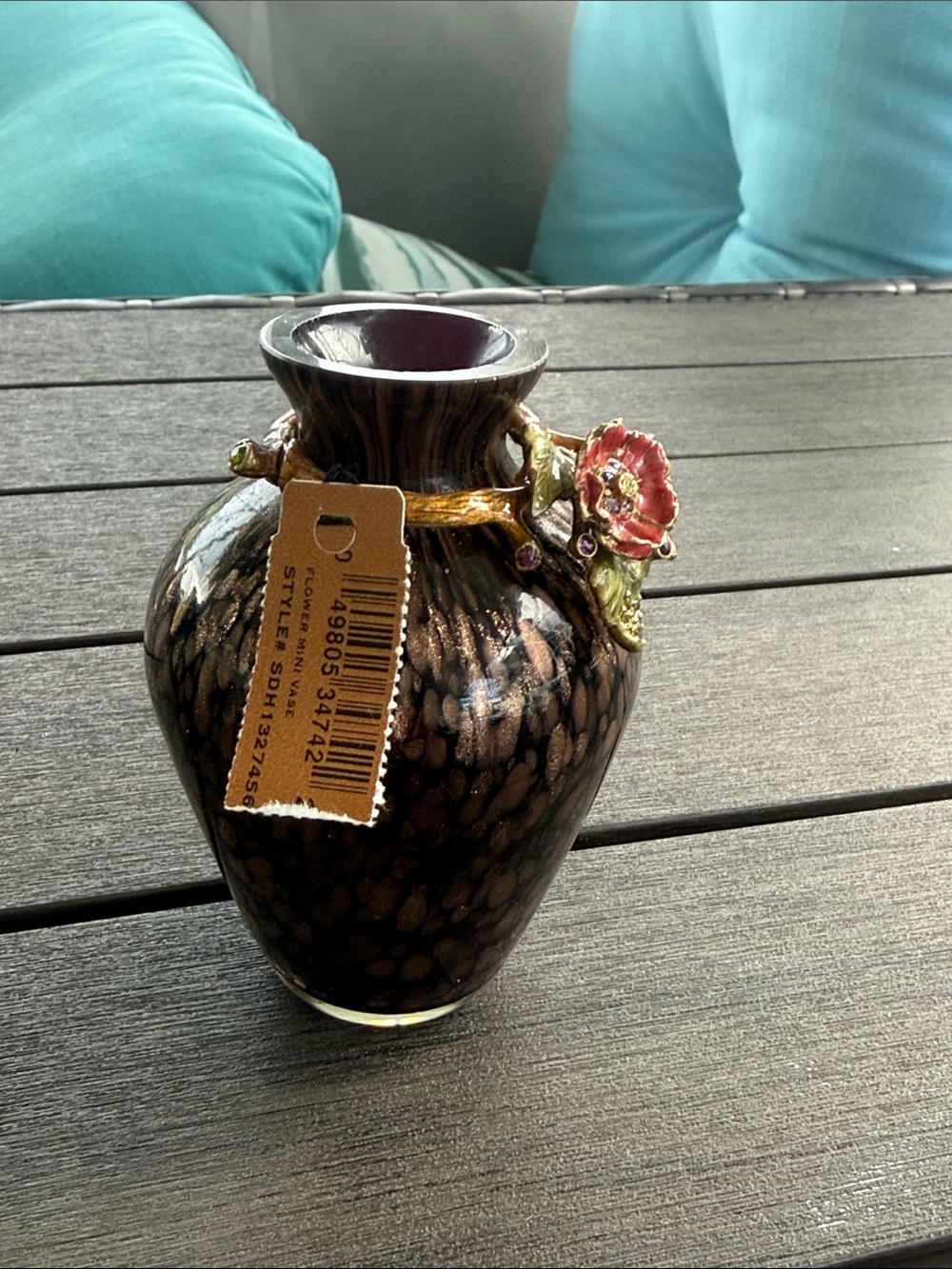 Jay strongwater mini vase with tag